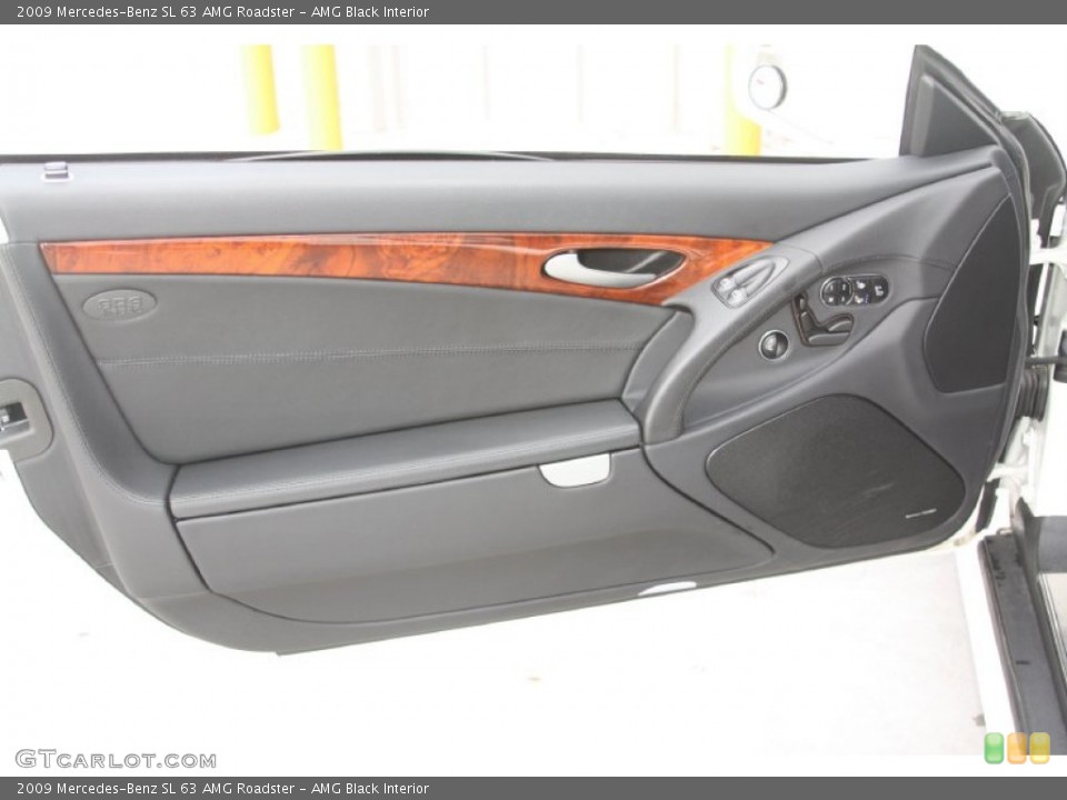AMG Black Interior Door Panel for the 2009 Mercedes-Benz SL 63 AMG Roadster #54289763