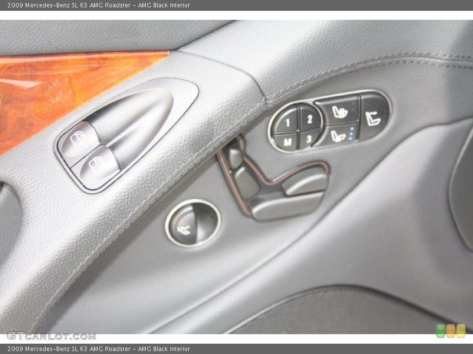 AMG Black Interior Controls for the 2009 Mercedes-Benz SL 63 AMG Roadster #54289769
