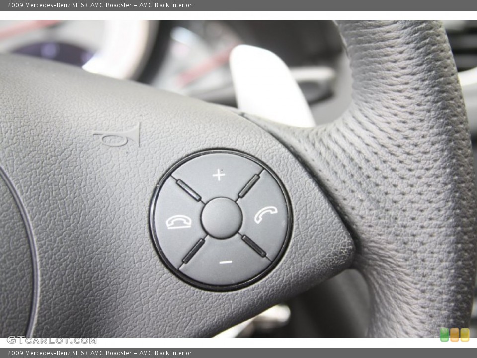 AMG Black Interior Controls for the 2009 Mercedes-Benz SL 63 AMG Roadster #54289896