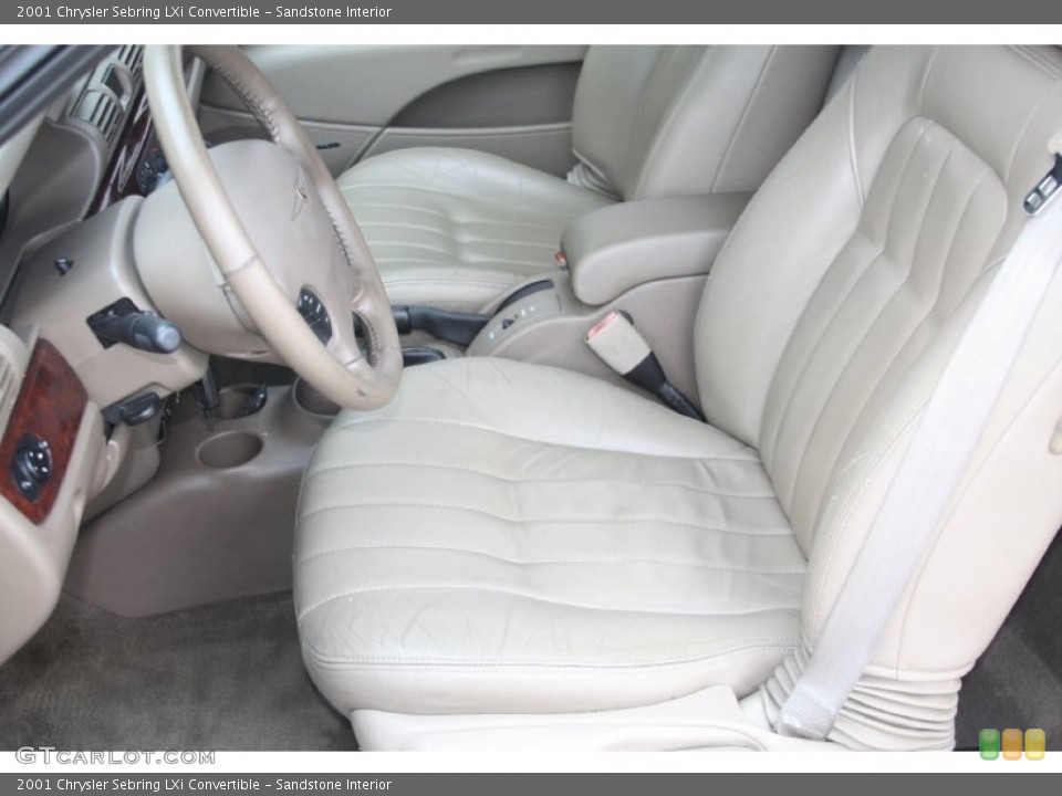 Sandstone Interior Photo for the 2001 Chrysler Sebring LXi Convertible #54292568