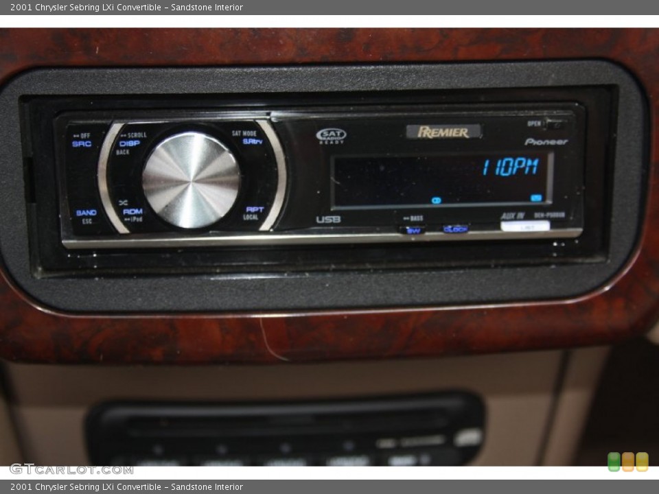 Sandstone Interior Audio System for the 2001 Chrysler Sebring LXi Convertible #54292634