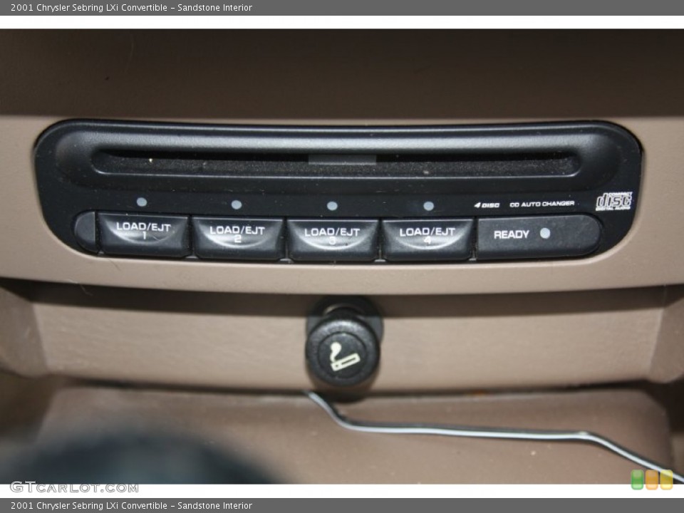 Sandstone Interior Controls for the 2001 Chrysler Sebring LXi Convertible #54292643