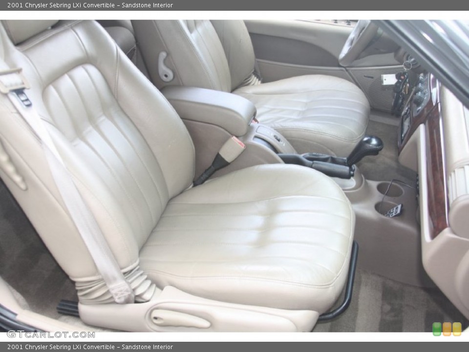 Sandstone Interior Photo for the 2001 Chrysler Sebring LXi Convertible #54292784