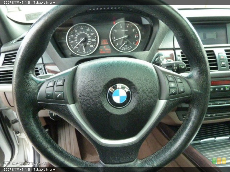 Tobacco Interior Steering Wheel for the 2007 BMW X5 4.8i #54292799