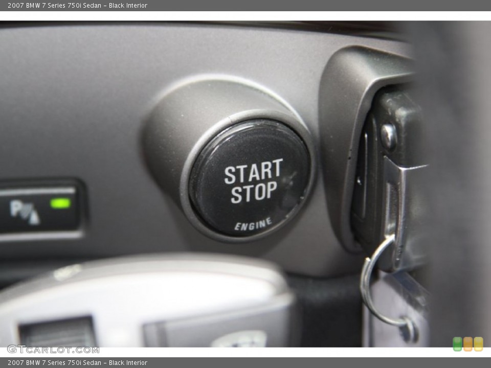 Black Interior Controls for the 2007 BMW 7 Series 750i Sedan #54293048