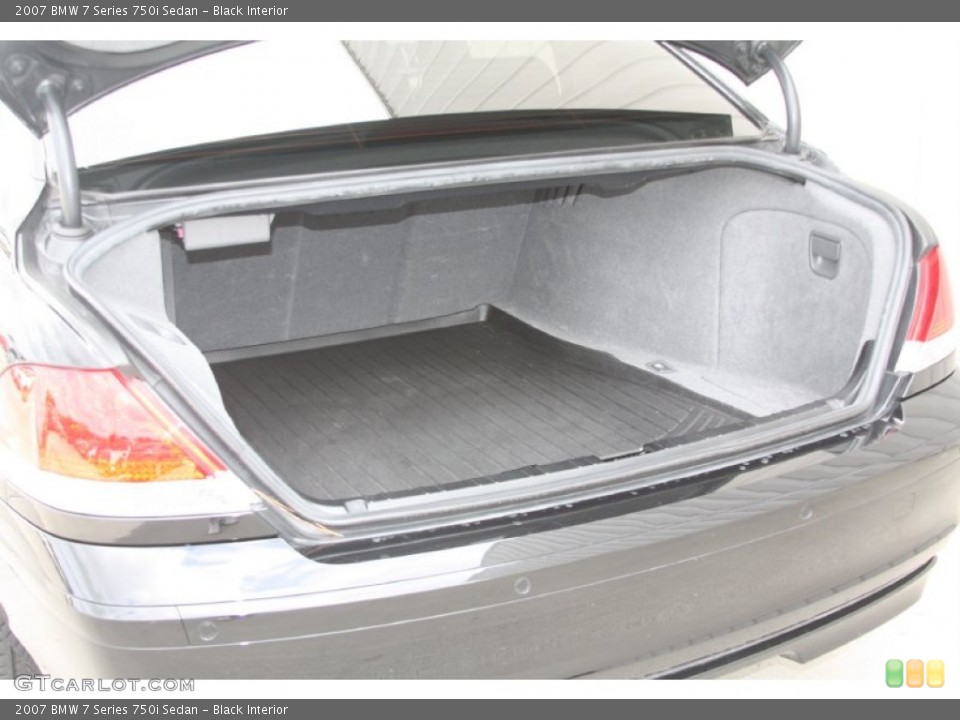 Black Interior Trunk for the 2007 BMW 7 Series 750i Sedan #54293135