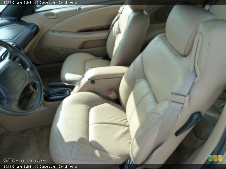 Camel Interior Photo for the 1998 Chrysler Sebring JXi Convertible #54293198