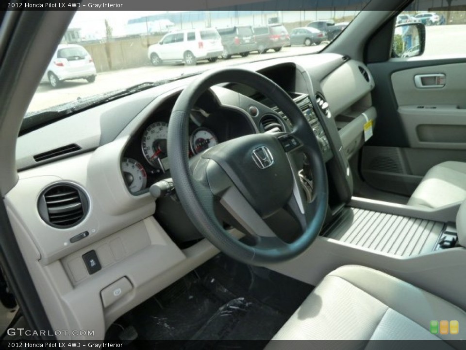 Gray Interior Prime Interior for the 2012 Honda Pilot LX 4WD #54293861