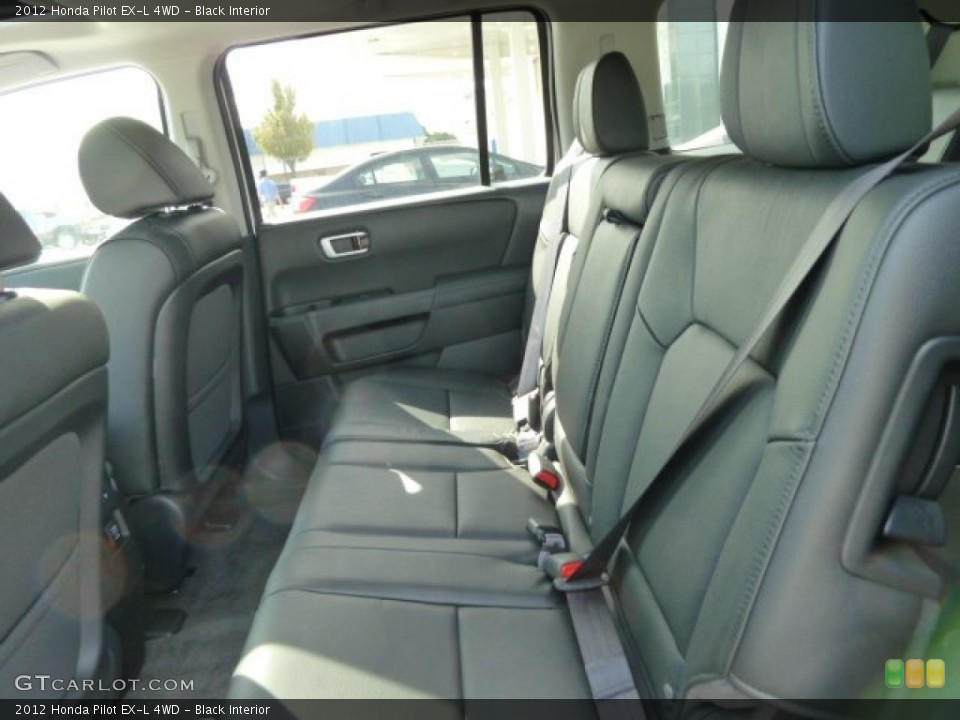Black Interior Photo for the 2012 Honda Pilot EX-L 4WD #54293972
