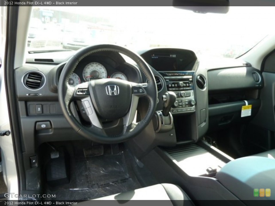 Black Interior Prime Interior for the 2012 Honda Pilot EX-L 4WD #54293981