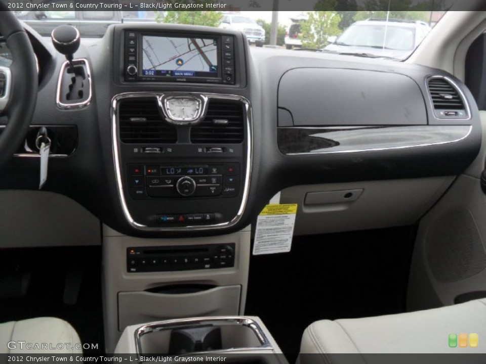Black/Light Graystone Interior Dashboard for the 2012 Chrysler Town & Country Touring - L #54297159
