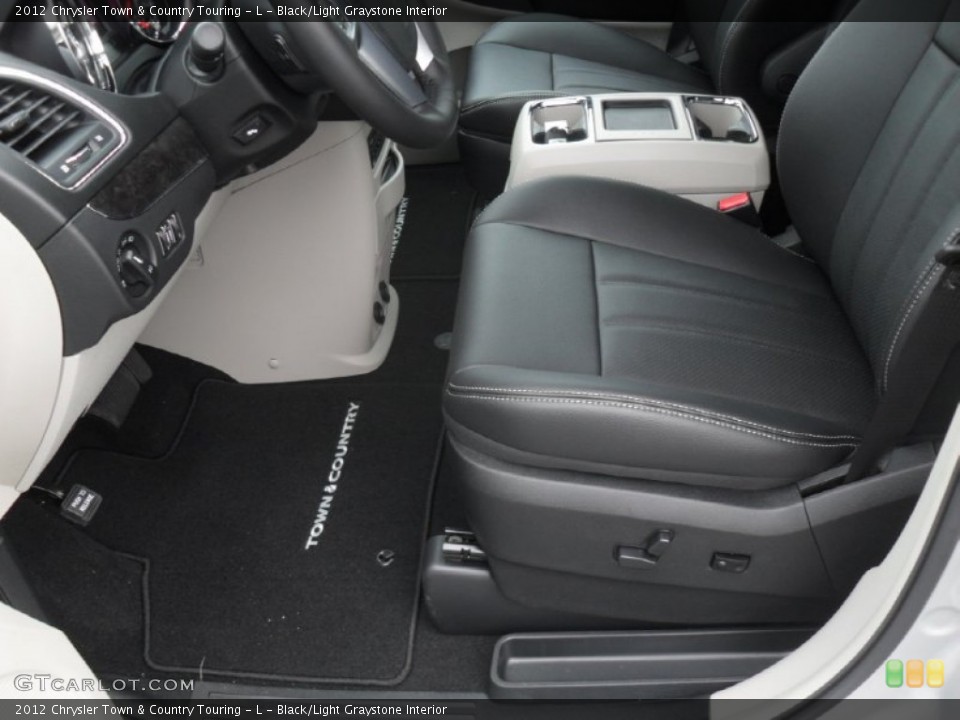 Black/Light Graystone Interior Photo for the 2012 Chrysler Town & Country Touring - L #54297312