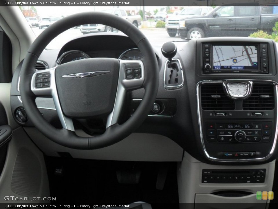 Black/Light Graystone Interior Dashboard for the 2012 Chrysler Town & Country Touring - L #54297407