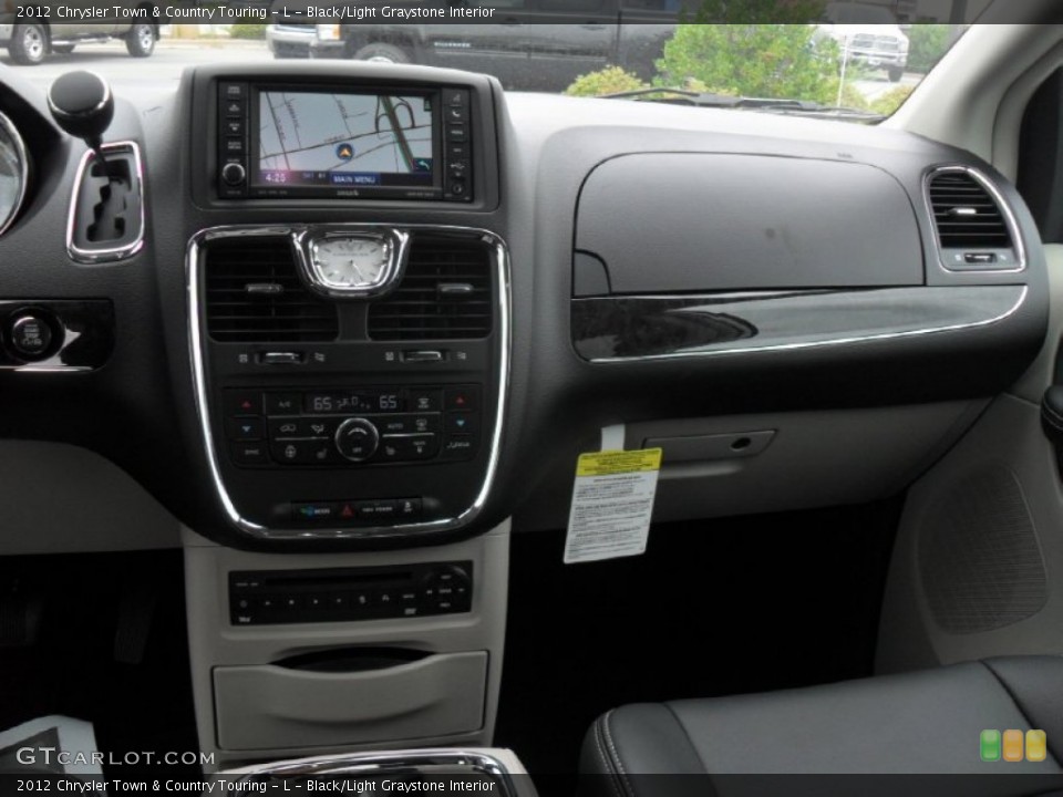 Black/Light Graystone Interior Dashboard for the 2012 Chrysler Town & Country Touring - L #54297420