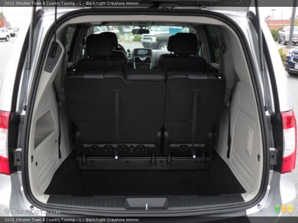 Black/Light Graystone Interior Trunk for the 2012 Chrysler Town & Country Touring - L #54297436