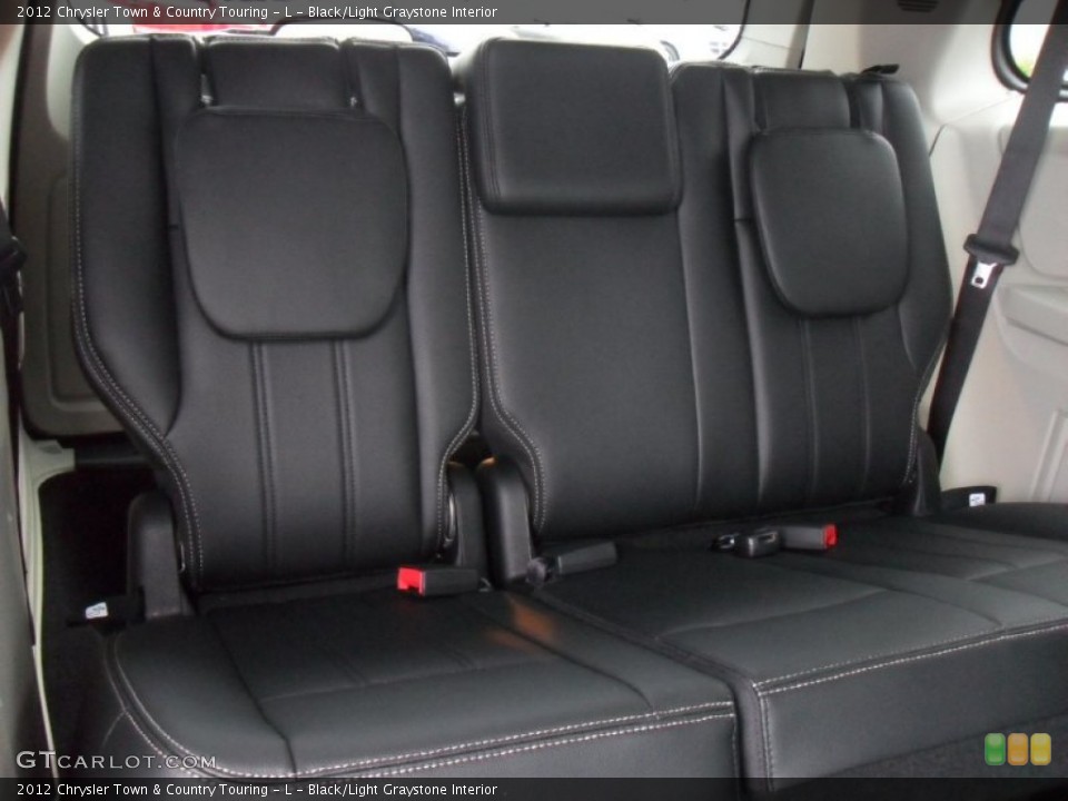 Black/Light Graystone Interior Photo for the 2012 Chrysler Town & Country Touring - L #54297444