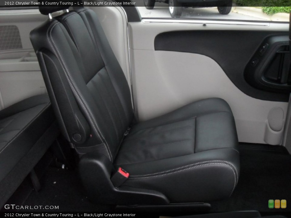 Black/Light Graystone Interior Photo for the 2012 Chrysler Town & Country Touring - L #54297452