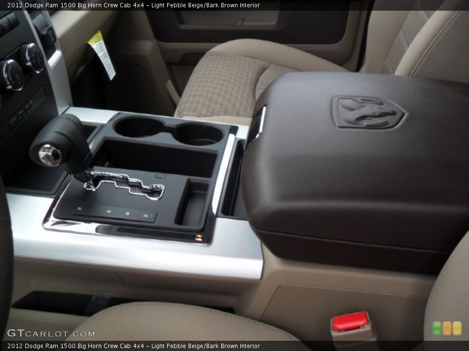 Light Pebble Beige/Bark Brown Interior Transmission for the 2012 Dodge Ram 1500 Big Horn Crew Cab 4x4 #54297597
