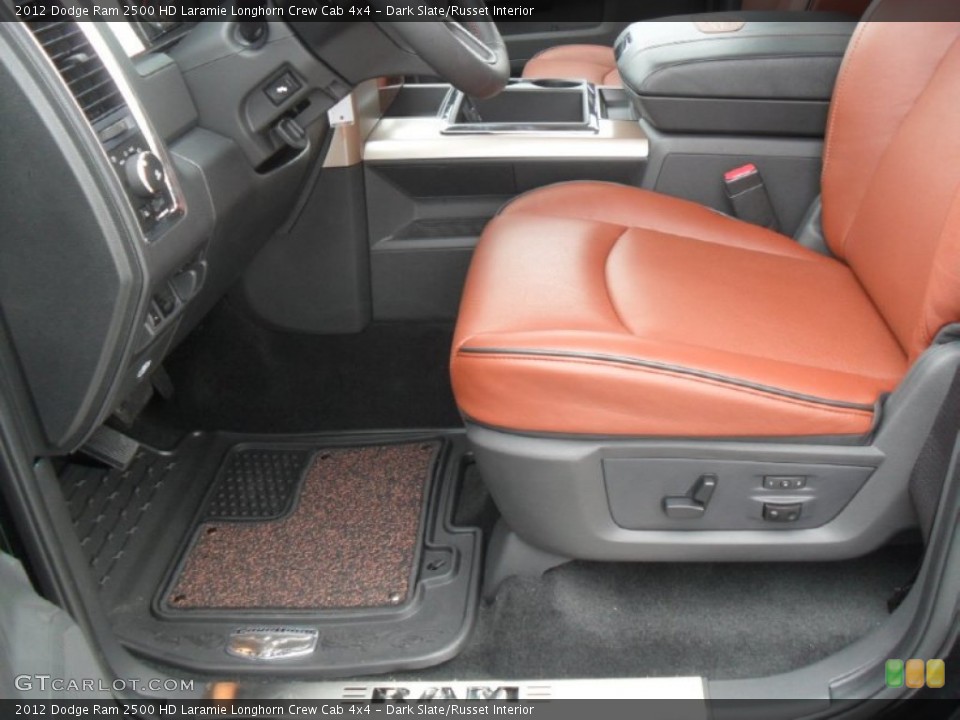 Dark Slate/Russet Interior Photo for the 2012 Dodge Ram 2500 HD Laramie Longhorn Crew Cab 4x4 #54298229