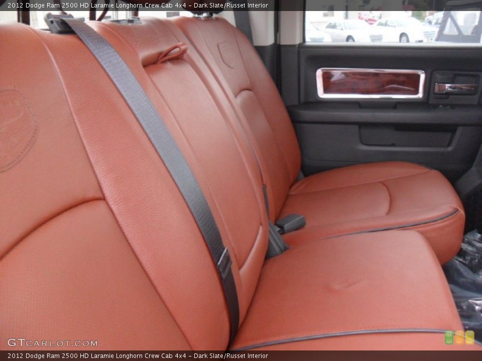 Dark Slate/Russet Interior Photo for the 2012 Dodge Ram 2500 HD Laramie Longhorn Crew Cab 4x4 #54298350