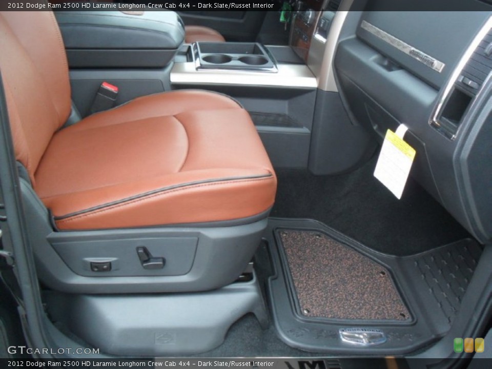 Dark Slate/Russet Interior Photo for the 2012 Dodge Ram 2500 HD Laramie Longhorn Crew Cab 4x4 #54298356