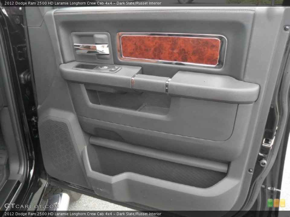 Dark Slate/Russet Interior Door Panel for the 2012 Dodge Ram 2500 HD Laramie Longhorn Crew Cab 4x4 #54298371