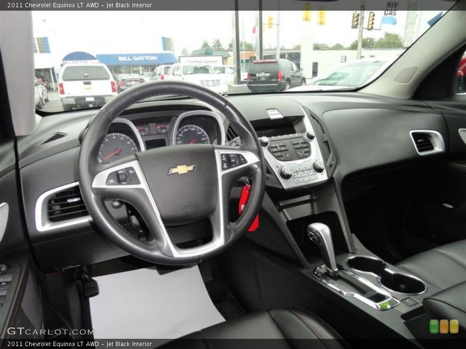 Jet Black Interior Dashboard for the 2011 Chevrolet Equinox LT AWD #54299162