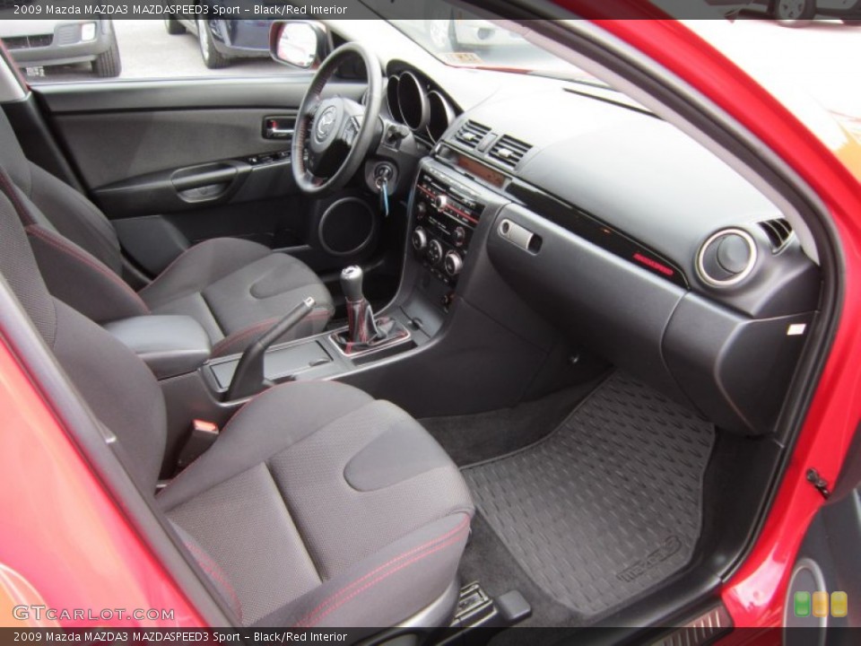 Black/Red Interior Photo for the 2009 Mazda MAZDA3 MAZDASPEED3 Sport #54299397