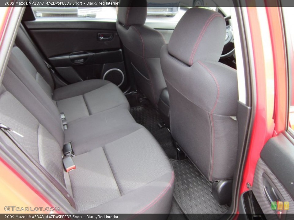 Black/Red Interior Photo for the 2009 Mazda MAZDA3 MAZDASPEED3 Sport #54299406