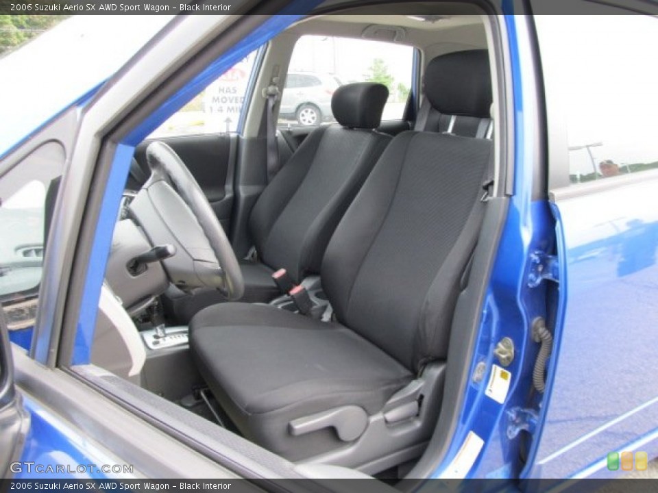 Black Interior Photo for the 2006 Suzuki Aerio SX AWD Sport Wagon #54300336