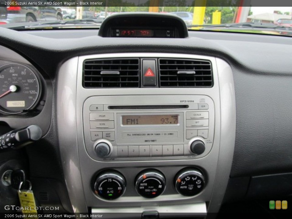 Black Interior Controls for the 2006 Suzuki Aerio SX AWD Sport Wagon #54300369