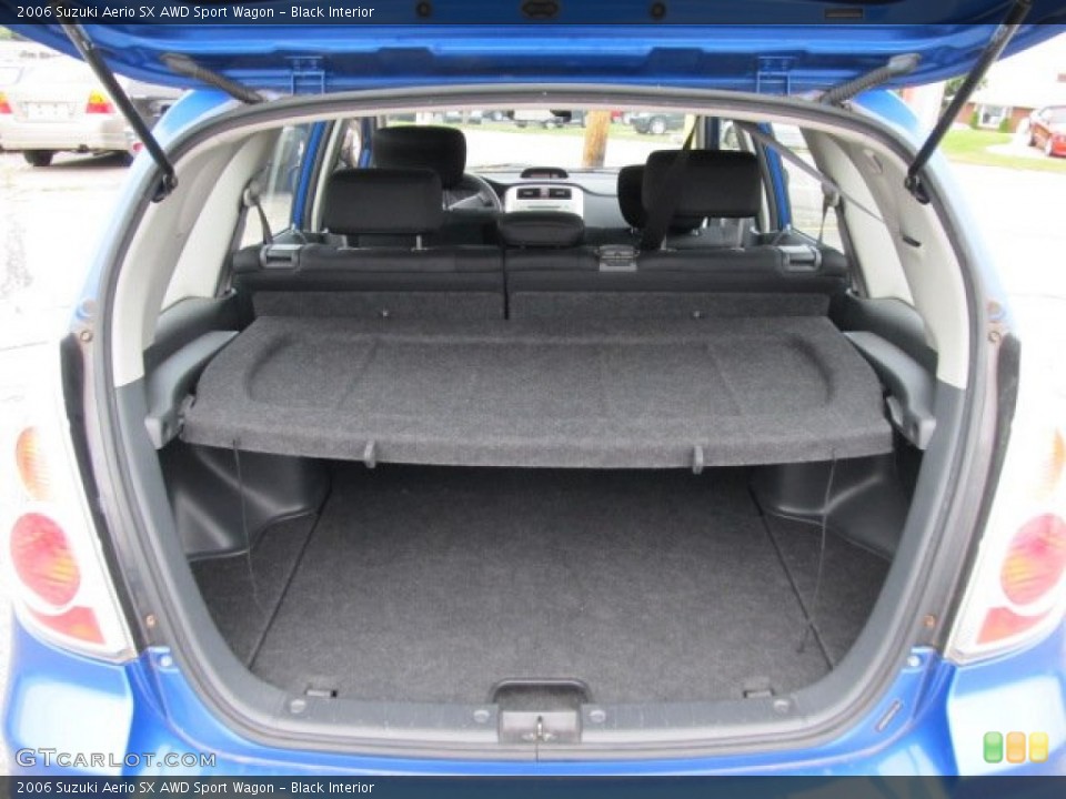 Black Interior Trunk for the 2006 Suzuki Aerio SX AWD Sport Wagon #54300384