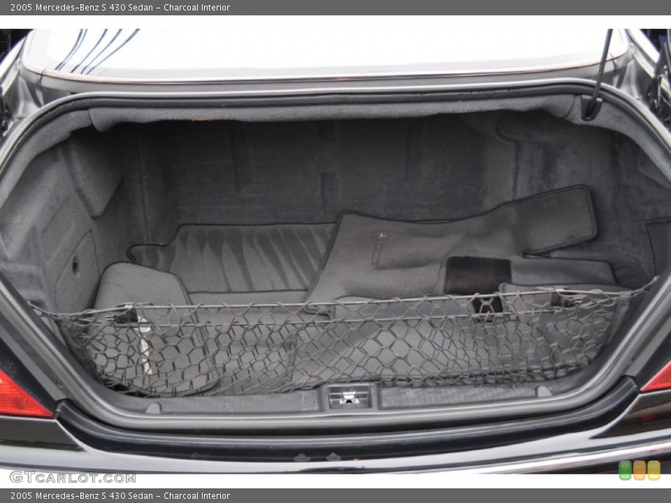 Charcoal Interior Trunk for the 2005 Mercedes-Benz S 430 Sedan #54301210