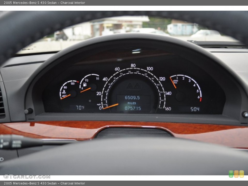 Charcoal Interior Gauges for the 2005 Mercedes-Benz S 430 Sedan #54301236