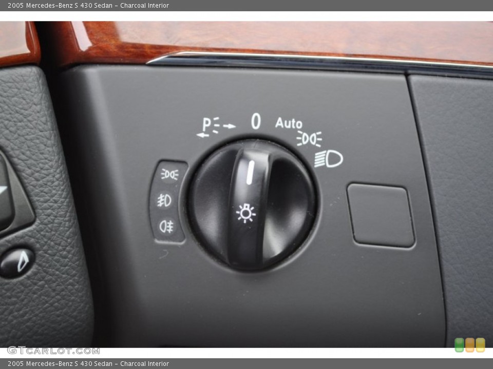 Charcoal Interior Controls for the 2005 Mercedes-Benz S 430 Sedan #54301335
