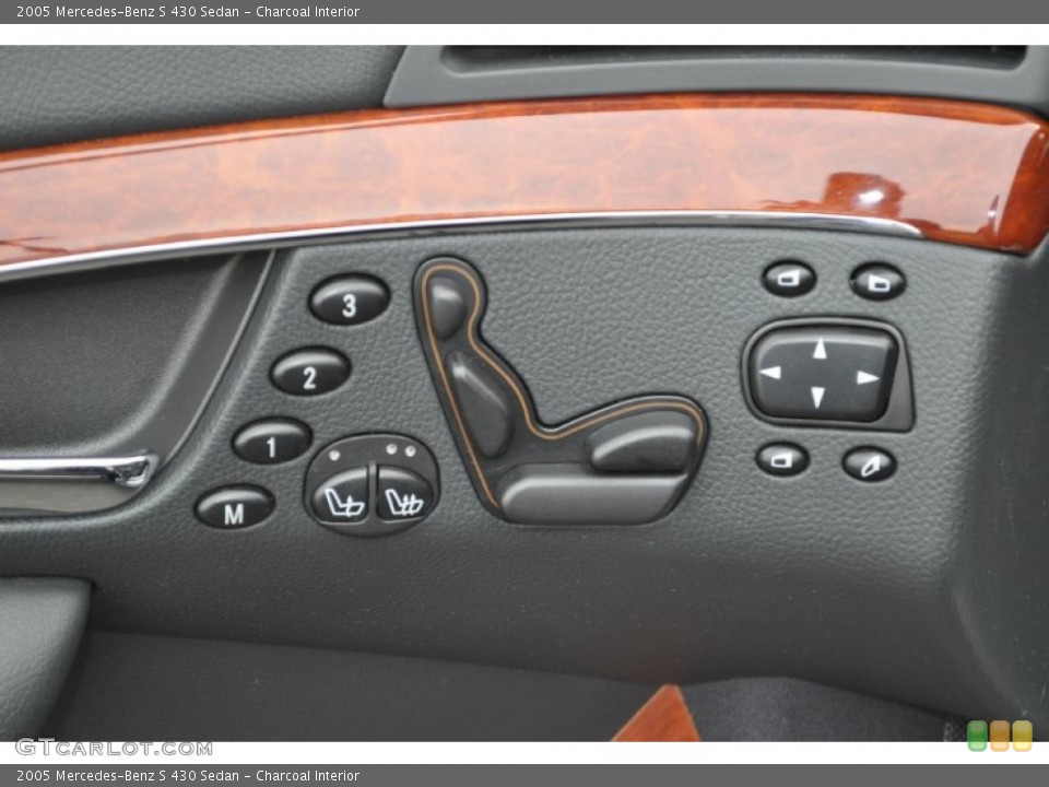 Charcoal Interior Controls for the 2005 Mercedes-Benz S 430 Sedan #54301371