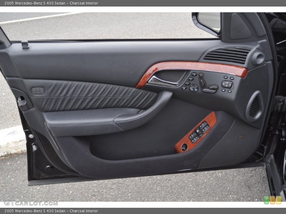 Charcoal Interior Door Panel for the 2005 Mercedes-Benz S 430 Sedan #54301389