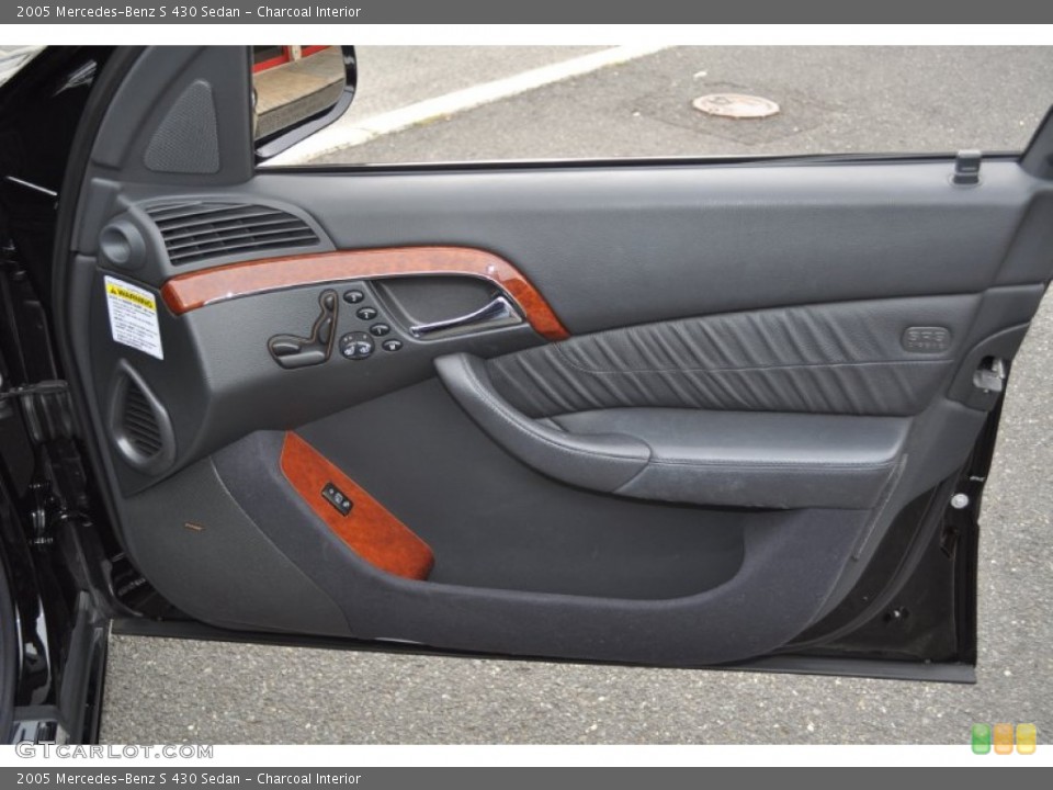 Charcoal Interior Door Panel for the 2005 Mercedes-Benz S 430 Sedan #54301398