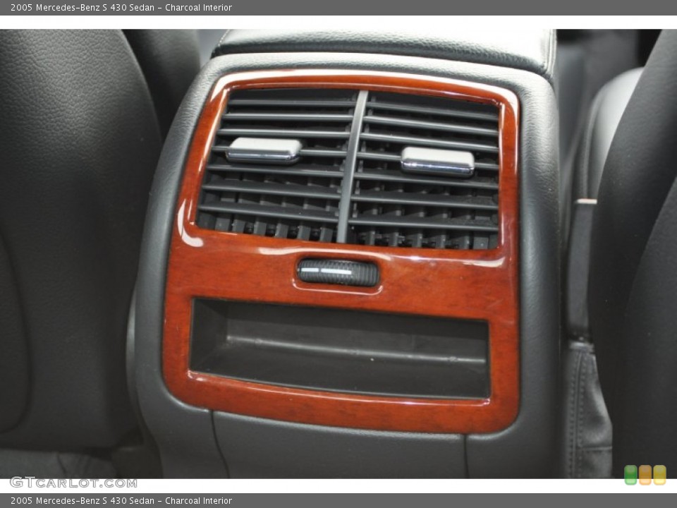Charcoal Interior Controls for the 2005 Mercedes-Benz S 430 Sedan #54301414