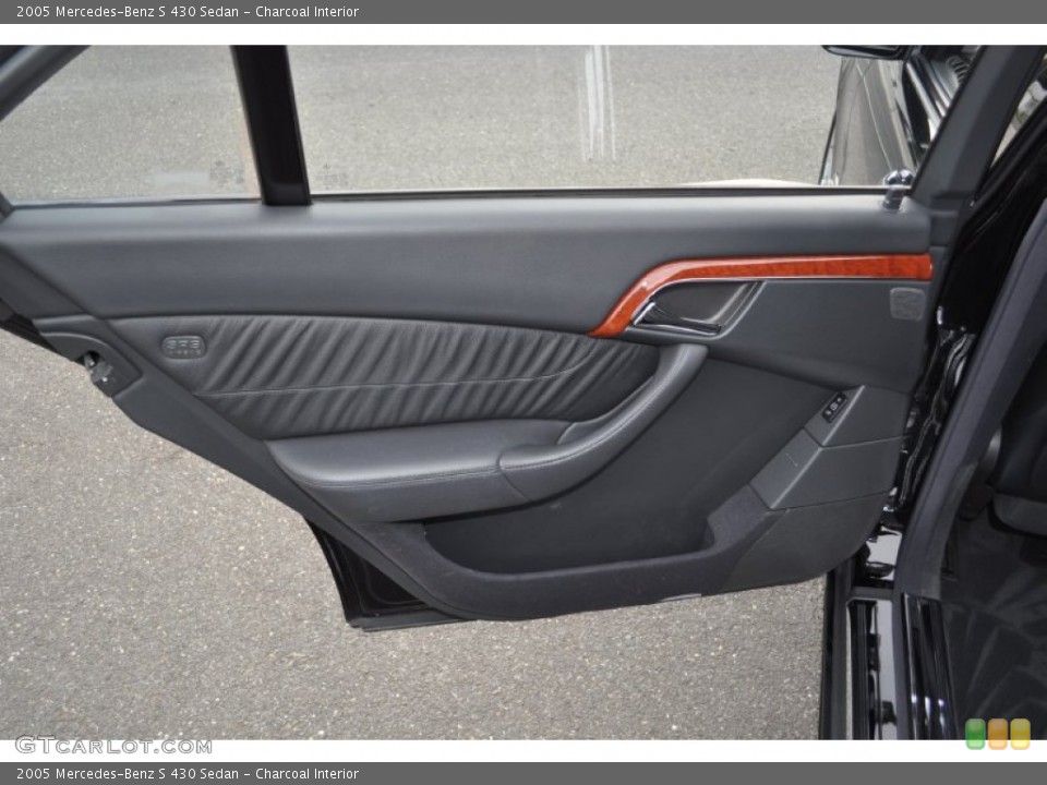Charcoal Interior Door Panel for the 2005 Mercedes-Benz S 430 Sedan #54301449