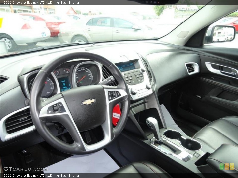Jet Black Interior Prime Interior for the 2011 Chevrolet Equinox LTZ AWD #54301488