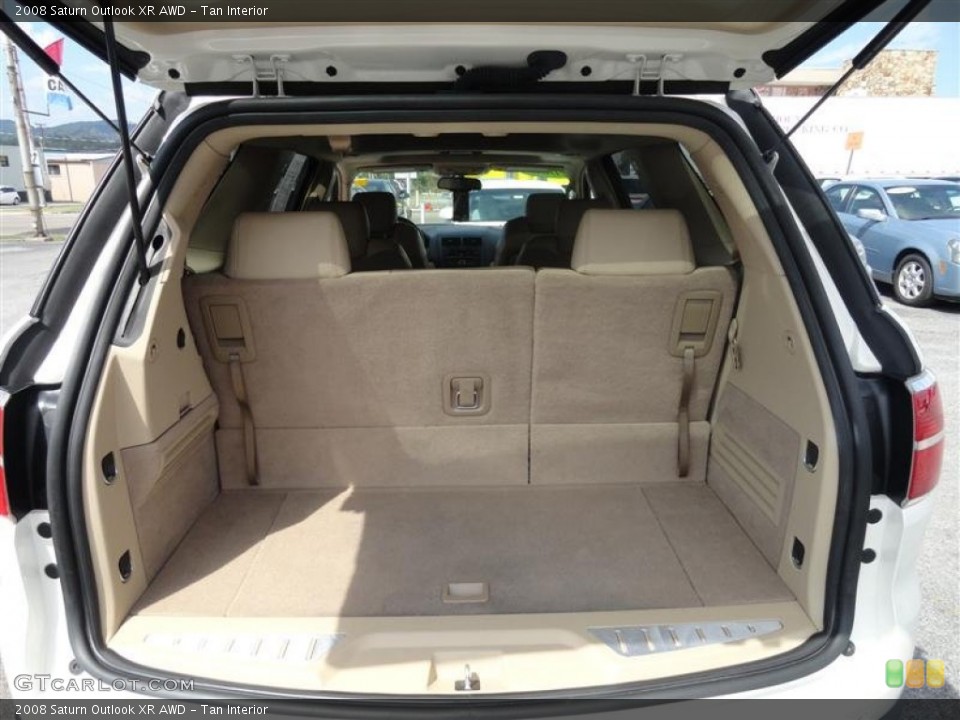 Tan Interior Trunk for the 2008 Saturn Outlook XR AWD #54301836
