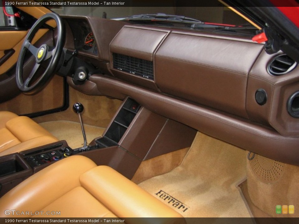 Tan Interior Dashboard for the 1990 Ferrari Testarossa  #54302106