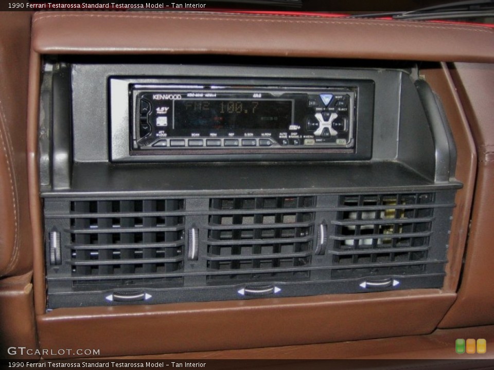 Tan Interior Audio System for the 1990 Ferrari Testarossa  #54302142