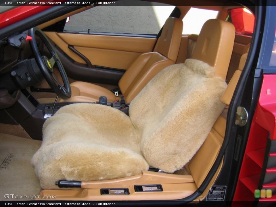 Tan Interior Photo for the 1990 Ferrari Testarossa  #54302211