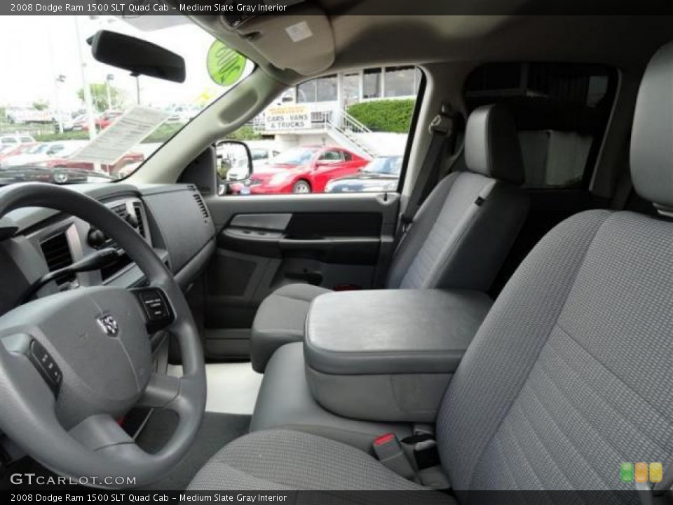 Medium Slate Gray Interior Photo for the 2008 Dodge Ram 1500 SLT Quad Cab #54302781