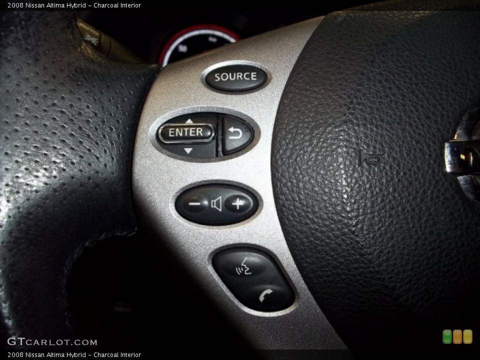 Charcoal Interior Controls for the 2008 Nissan Altima Hybrid #54303761