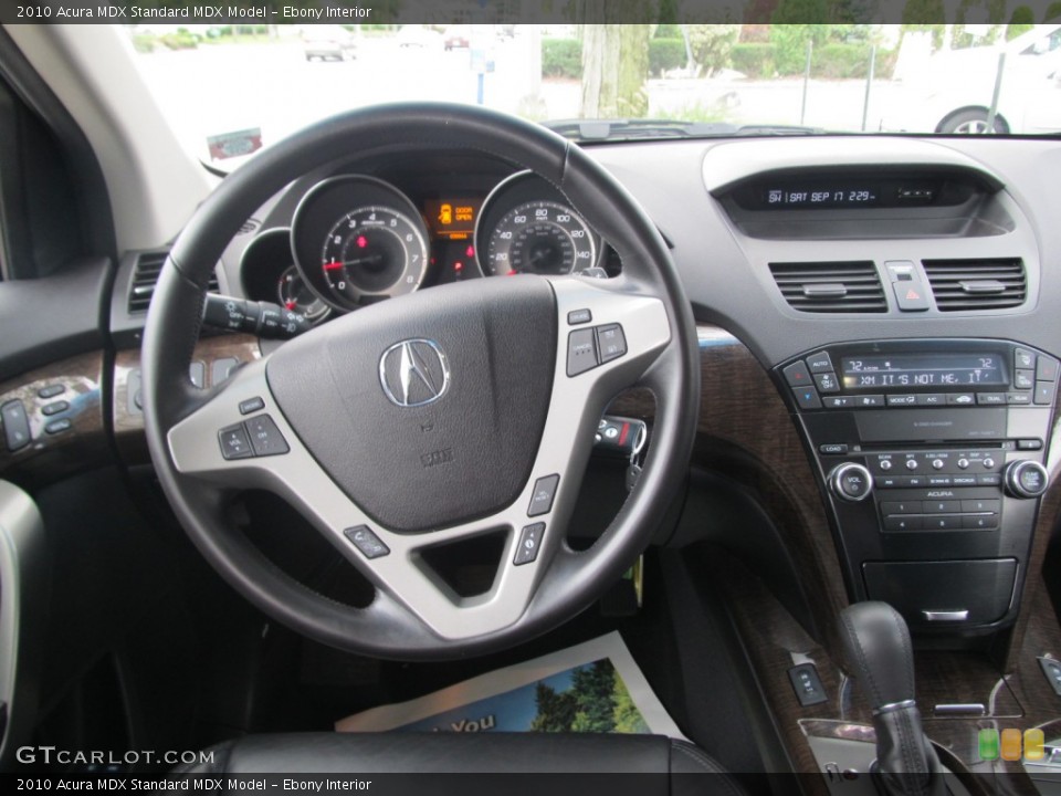 Ebony Interior Dashboard for the 2010 Acura MDX  #54304364