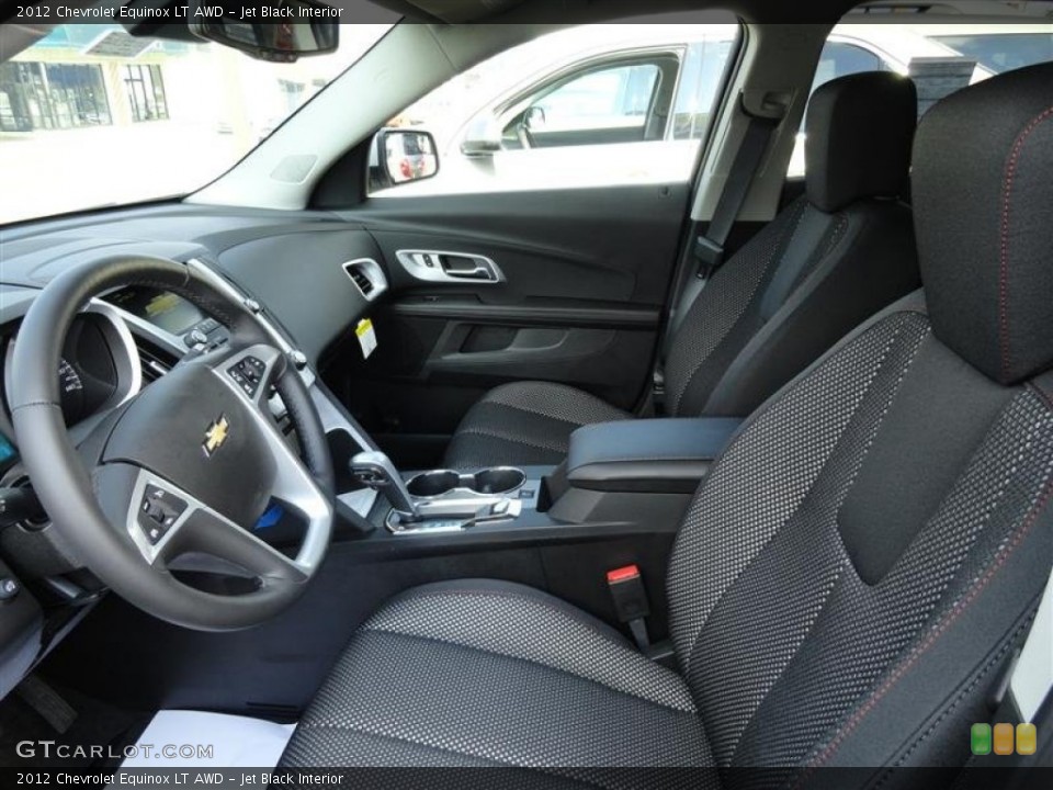 Jet Black Interior Photo for the 2012 Chevrolet Equinox LT AWD #54304470