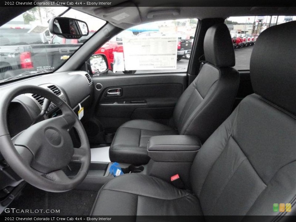 Ebony Interior Photo for the 2012 Chevrolet Colorado LT Crew Cab 4x4 #54304491